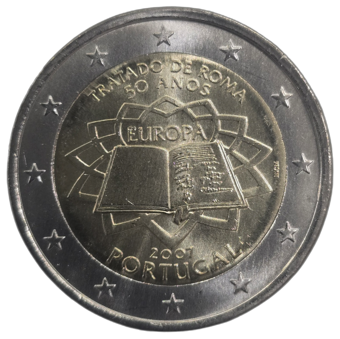 2 euros conmemorativa 50º Aniversario del Tratado de Roma